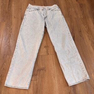 Levi’s Women’s ‘94 Baggy Straight Leg Jeans Light Blue Wash Size 30 Fits 31x30